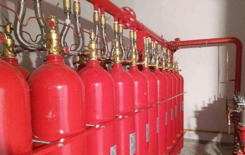 泡沫灭火设备高压二氧化碳灭火系统主要组成部件有哪些